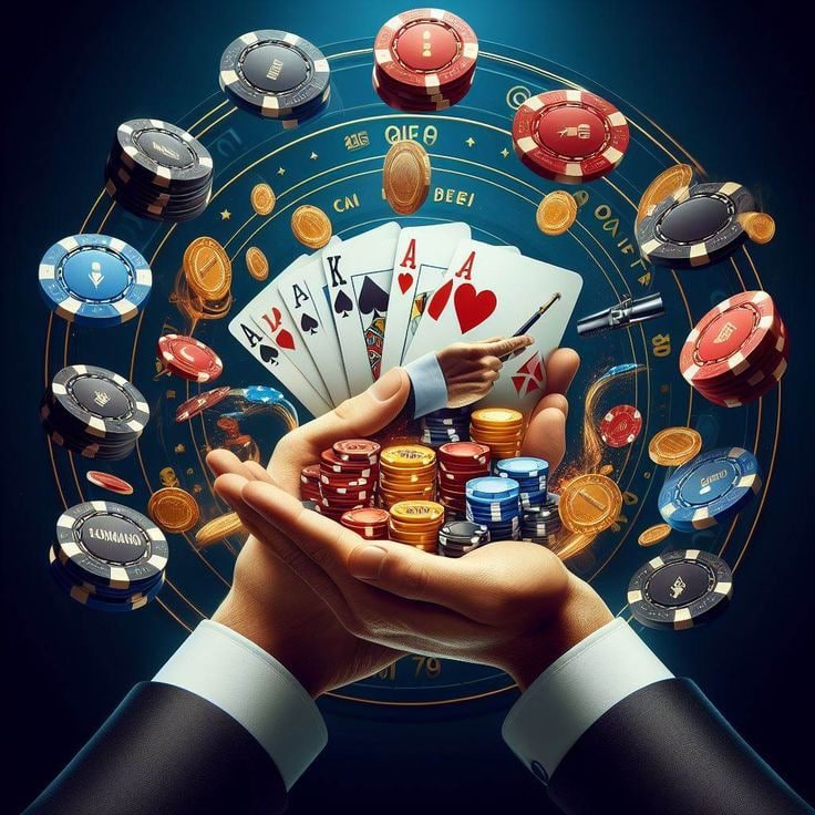 Filipino player browsing the Casino section on game ph gcash via mobile phone